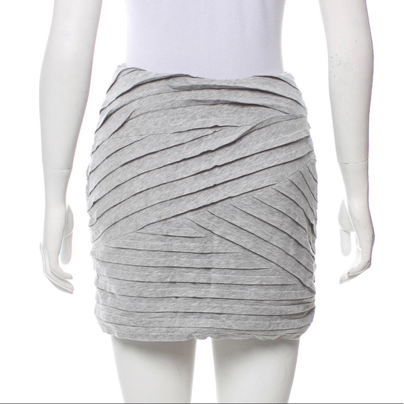 Torn by Ronny komo gray layered mini skirt - Picture 5 of 6